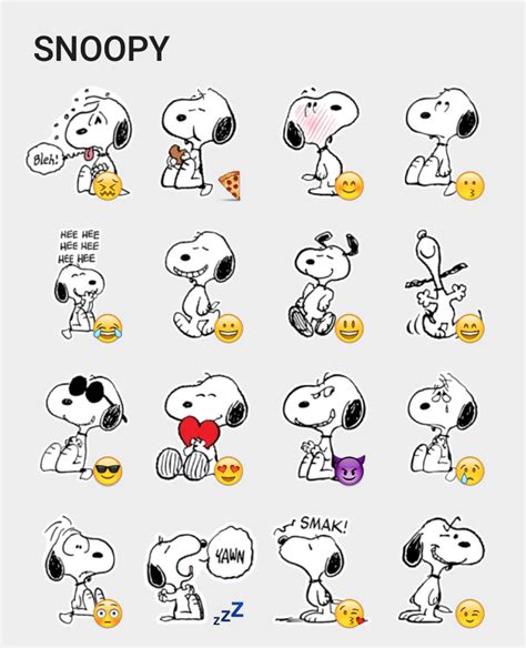 Stickers Snoopy Facebook Kumpulan Gambar