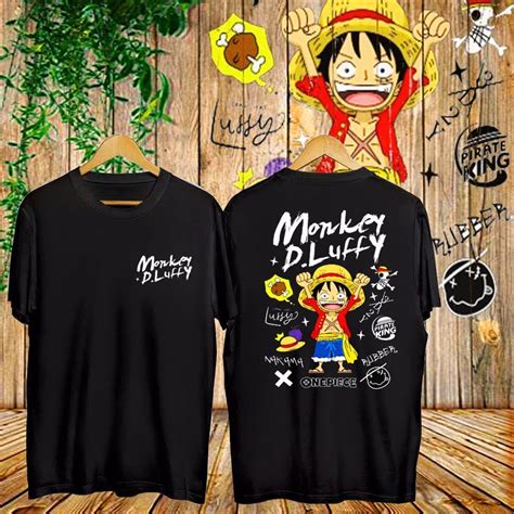 Jual Kaos Luffy One Piece Junior Kaos Distro Monkey D Luffy Kaos