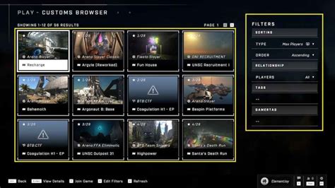How To Use Halo Infinites Custom Games Browser Pro Game Guides