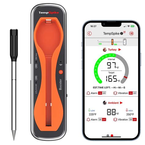 Thermopro Tempspike 500ft Truly Wireless Meat Thermometer Bluetooth