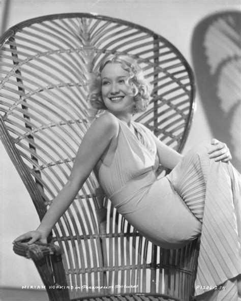 Gorgeous Photos Of American Actress Miriam Hopkins In The S