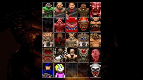 Every Enemy in Doom I and II : r/Doom