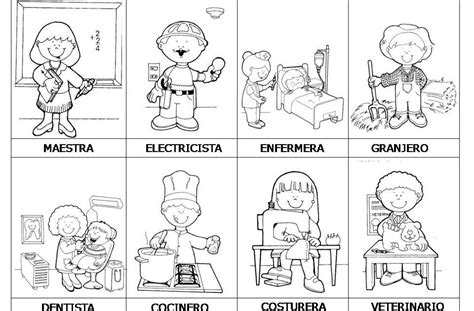 Imagenes De Diferentes Oficios Y Profesiones Para Colorear Esta