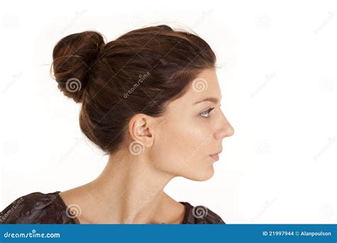 Woman Head Side Neck Stock Images Image 21997944