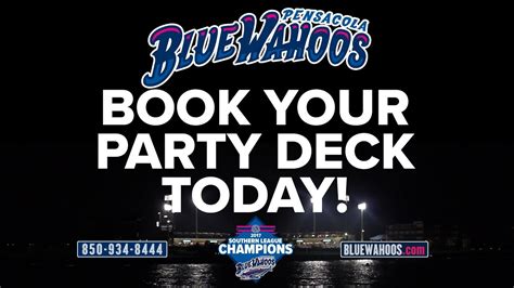 Pensacola Blue Wahoos Party Deck Options 2018 Youtube