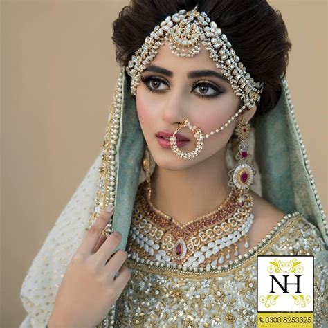 Sajal Ali Bridal Photoshoot For Nadia Hussain Salon Bridal Photoshoot