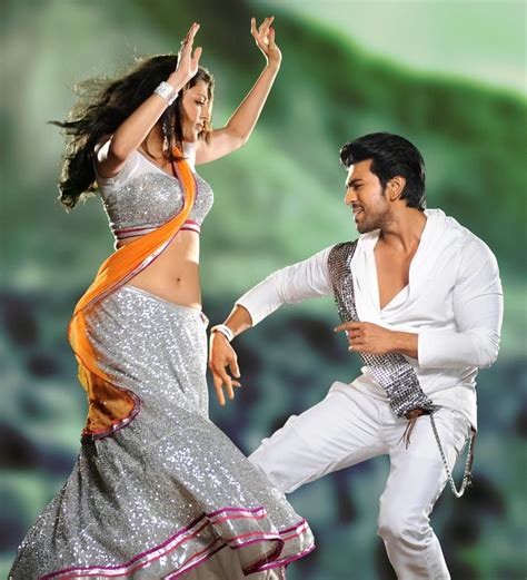 Ram Charan And Kajal Sexy Look Dancing From Nayak Movie Rediscover