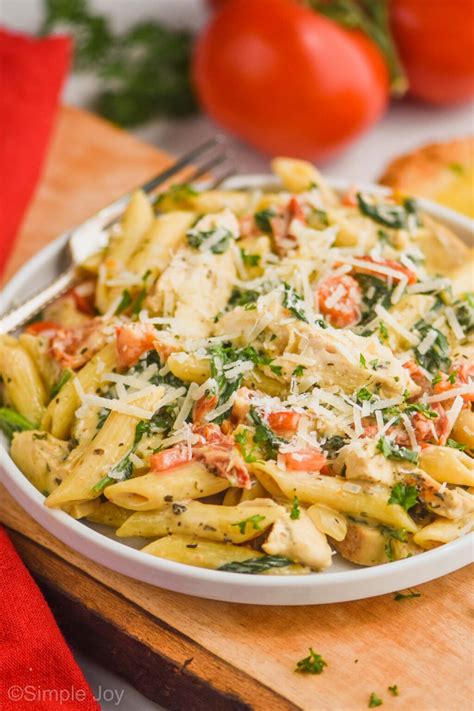 Tuscan Chicken Pasta Simple Joy