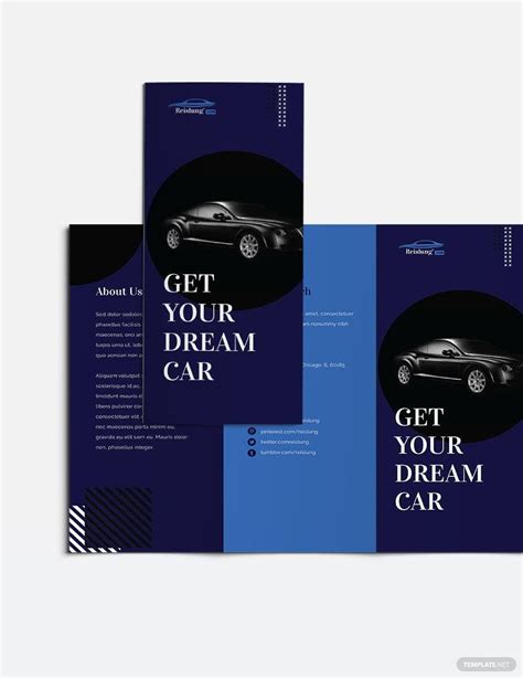 Car Sale Brochure Template In Psd Publisher Pages Word Illustrator