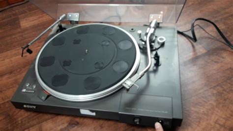 Sony Ps X4 Direct Drive Semi Automatic Turntable Youtube