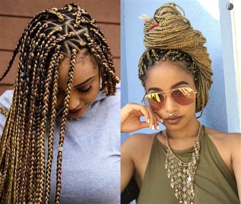 Braids can offer you a sweet and romantic feel to any look and are quite you can wear some flowers into your hair and colorful hair accessories to get your african american braids more charming and chic. Jumbo box braids - Amazing Long Term Protective Style ...