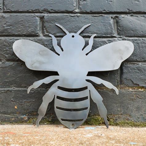 Freely set your location on sccial apps. Garden Bumble Bee Metal Sign - Honey Bee Home Wall Art ...