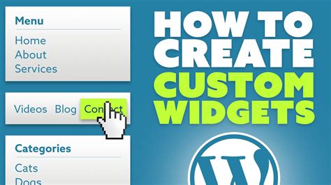 How To Create Custom Widgets Area In Wordpress Youtube