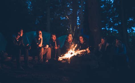 Campsites With Campfires In The New Forest