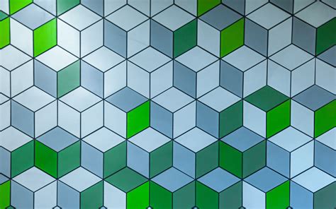 Download Wallpaper 3840x2400 Cubes Facets Pattern Texture Art 4k