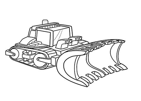 Boulder constructions bot coloring pages for kids, printable free