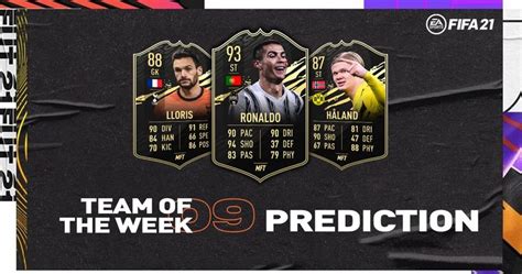 Fifa 21 Totw 9 Live Team Of The Week Squad 9 Predictions Release