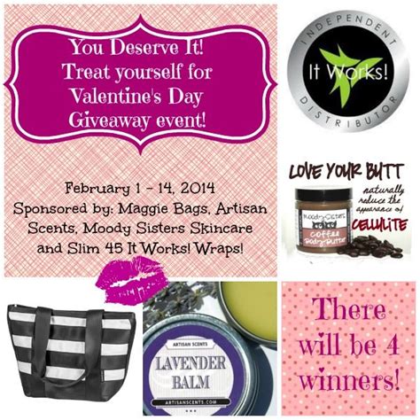 You Deserve It Valentines Event Feb 1 To 14 Valentines Giveaways