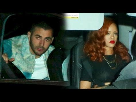 20+ pictures inside of rihanna and karim benzema at. Rihanna And Soccer Star Karim Benzema Share Romantic ...
