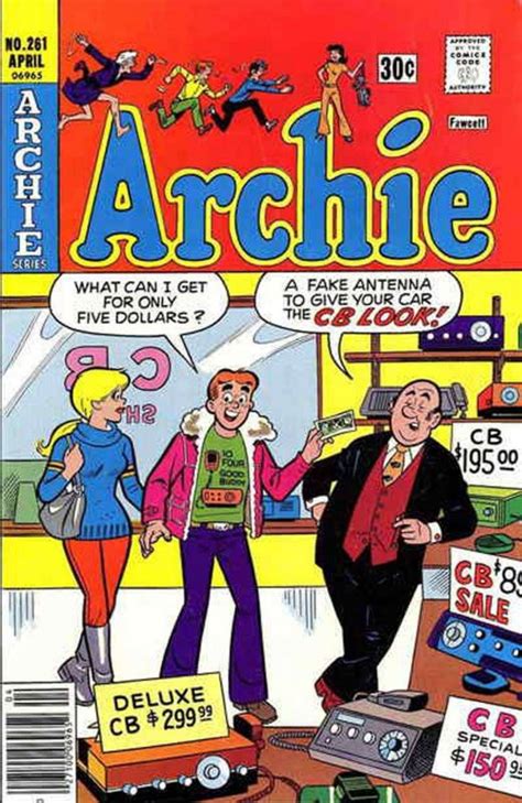 Archie 261 Vg Archie Low Grade Comic April 1977 Cb Radio Cover Comic Books Bronze Age