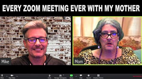 My Mom And Me On Zoom Youtube