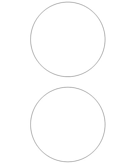 Free Printable Circle Templates Large And Small Stencils