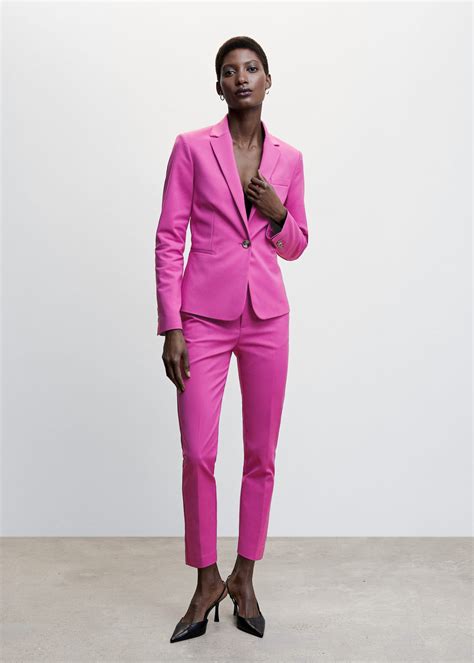 Skinny Suit Pants Women Mango Outlet Usa