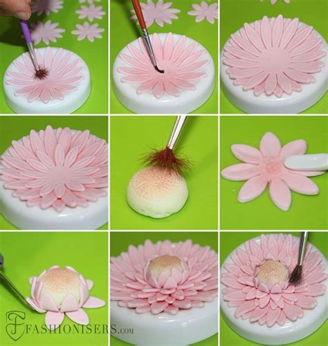 Pin By An On Цветок Sugar Flowers Tutorial Fondant Flower Tutorial