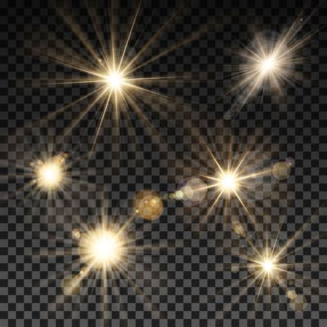 Shiny Light Effect Collection Vector Free Download