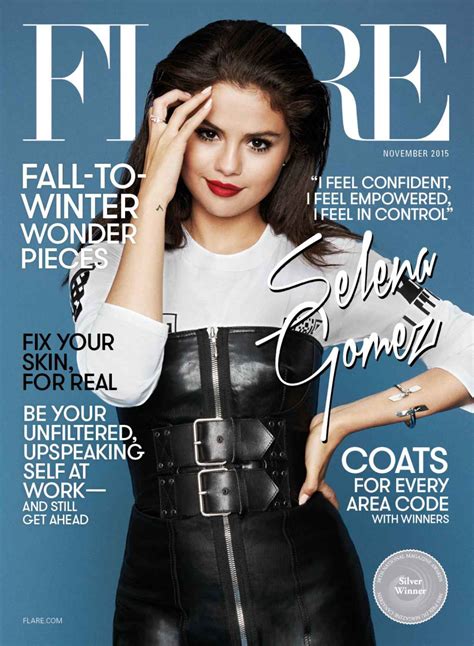 Selena Gomez Flare Magazine November Issue Celebsla Com