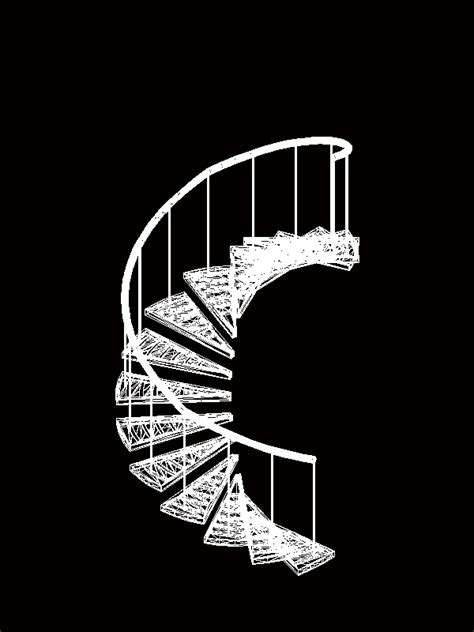 Angle between the first step and the upper floor. 3d spiral staircase in AutoCAD | CAD download (265.18 KB) | Bibliocad