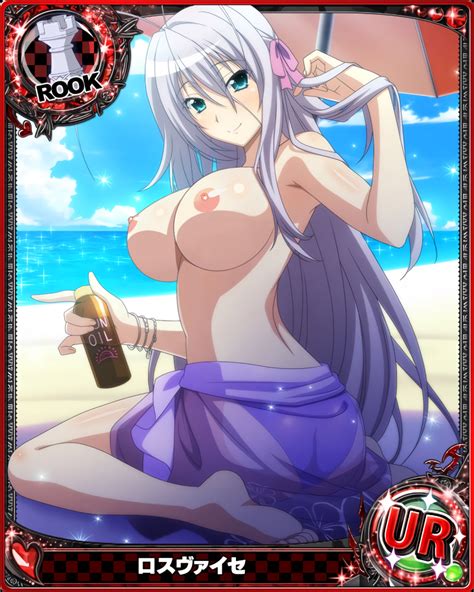 Rossweisse High School Dxd Highres Nude Filter Third Party Edit Breasts Card Medium