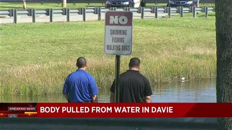Detectives Investigate How Mans Body Ends Up In Davie Lake