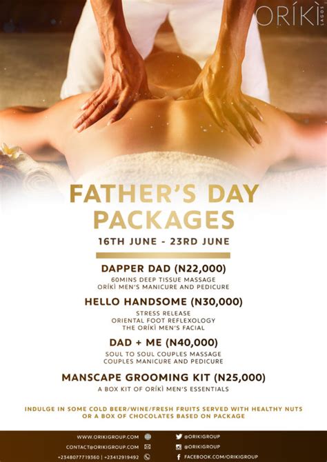 Pamper Dad This Season With OrÍkÌ Luxury Fathers Day Packages Bellanaija