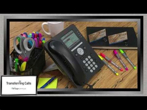 Transferring Calls on Your Avaya Phone - YouTube