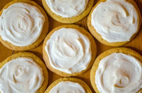 Pumpkin Sugar Cookies With Maple Cream Cheese Frosting 12 Tomatoes