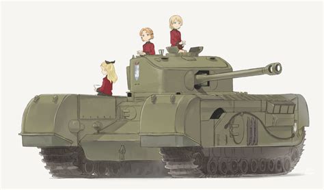 Darjeeling Orange Pekoe And Assam Girls Und Panzer Drawn By