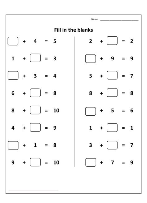 Calculus broadly classified as differentiation and integration. Worksheets For 1st Grade Easy Math - Coloring Sheets