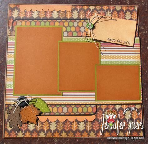 Creative Cricut Designs And More Happy Fall Yall Layout Fall