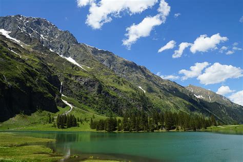 Mountain Lake Alps Water Landscape Austria Osterreich Alpen