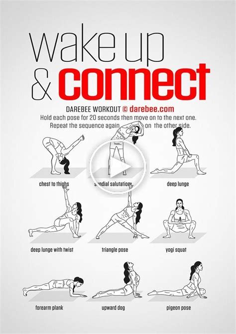 Wake Up And Connect Workout Great Butt Workouts Morning Yoga Workouts