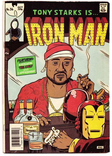 Ghostface Killah X Iron Man Art By Matt Bors Mattbors Hip Hop