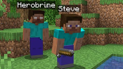 Herobrine Dislike Steve True Story Youtube