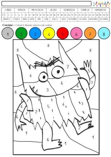 15+ Coloriage Magique Anglais Couleurs  Color Info