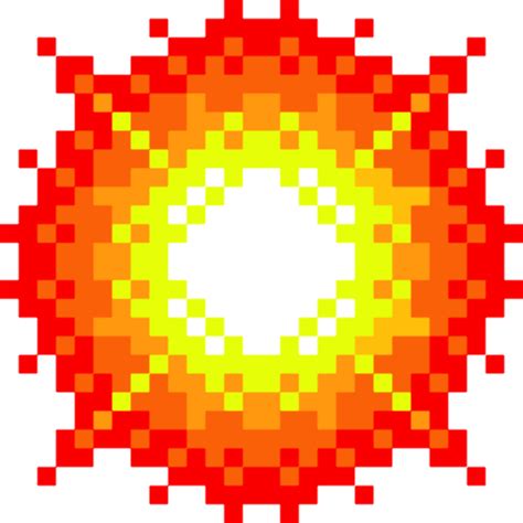 Pixel Art Explosion Animation Frames Pixel Art Pixel Art Tutorial Pixel