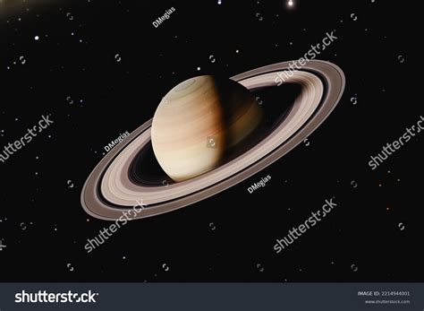 3d Illustration Planet Saturn Outer Space Stock Illustration 2214944001