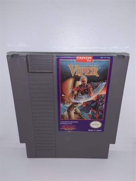 Code Name Viper Nintendo Entertainment System 1990 Ebay