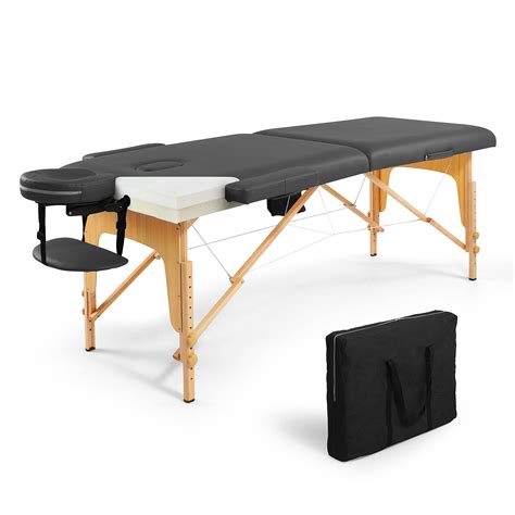 Buy Caphaus Premium Memory Foam Massage Table Inch Foldable Portable Massage Bed Height