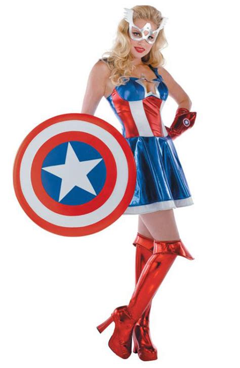 Captain America Halloween Superhero Costumes Fancy Dress Costumes