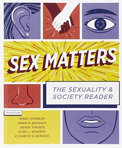 9780393935868 Sex Matters The Sexuality And Society Reader Fourth